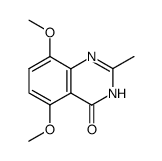 4(1H)-Quinazolinone,5,8-dimethoxy-2-methyl- (9CI) Structure