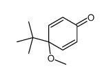 4-tert-butyl-4-methoxycyclohexa-2,5-dien-1-one结构式