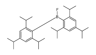 fluoro-bis[2,4,6-tri(propan-2-yl)phenyl]borane结构式