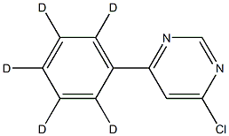 4-Chloro-6-(phenyl-d5)-pyrimidine Structure