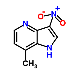 7-Methyl-3-nitro-4-azaindole结构式