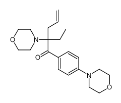 2-ethyl-2-morpholin-4-yl-1-(4-morpholin-4-ylphenyl)pent-4-en-1-one Structure