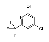 4-chloro-6-(trifluoromethyl)-1H-pyridin-2-one结构式