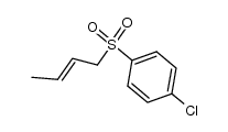 1-(p-Chlorophenylsulfonyl)-2-butene结构式