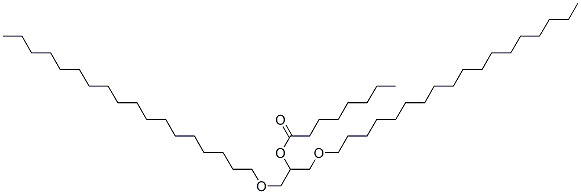 2-Octanoyl-1,3-Distearin-octanoic-1-13C structure