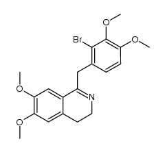 1-(2-bromo-3,4-dimethoxybenzyl)-6,7-dimethoxy-3,4-dihydroisoquinoline Structure