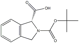 (R)-2-(tert-butoxycarbonyl)isoindoline-1-carboxylicacid structure