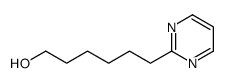 2-Pyrimidinehexanol (9CI) structure