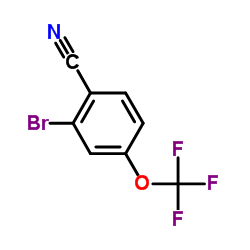 2-Bromo-4-(trifluoromethoxy)benzonitrile Structure