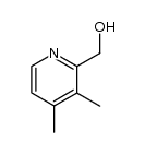 2-Pyridinemethanol,3,4-dimethyl-(9CI)结构式