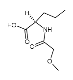 N-Methoxyacetyl D-norvaline Structure