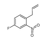 1-allyl-4-fluoro-2-nitrobenzene结构式