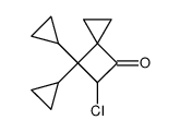 5-chloro-6,6-dicyclopropylspiro(2.3)hexan-4-one结构式