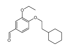 4-(2-cyclohexylethoxy)-3-ethoxybenzaldehyde Structure
