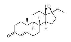 17-ethyl-17-hydroxy-10,13-dimethyl-2,6,7,8,9,11,12,14,15,16-decahydro-1H-cyclopenta[a]phenanthren-3-one结构式