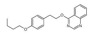 4-[2-(4-butoxyphenyl)ethoxy]quinazoline Structure