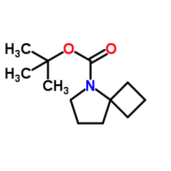 2-Oxa-5-azaspiro[3,4]octane-5-carboxylic acid tert-butyl ester Structure