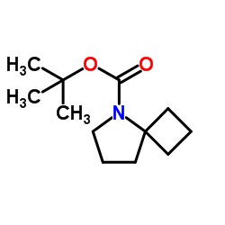 2-Oxa-5-azaspiro[3,4]octane-5-carboxylic acid tert-butyl ester structure