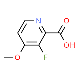 3-fluoro-4-methoxypyridine-2-carboxylic acid Structure