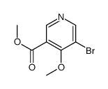 Methyl 5-bromo-4-Methoxynicotinate Structure