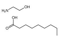 2-aminoethanol,nonanoic acid Structure