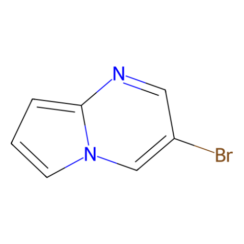 3-溴吡咯并[1,2-a]嘧啶结构式
