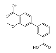 4-(3-carboxyphenyl)-2-methoxybenzoic acid结构式