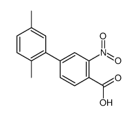 4-(2,5-dimethylphenyl)-2-nitrobenzoic acid Structure