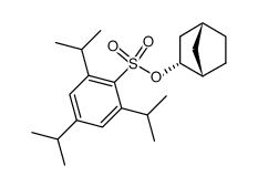 endo-2-bicyclo(2.2.1)heptyl 2,4,6-triisopropylbenzenesulfonate结构式