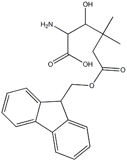 FMoc-(2S,3R)-2-aMino-3-hydroxy-4,4-diMethylpentanoic acid结构式