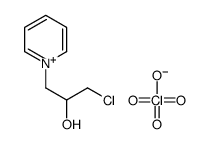 1-chloro-3-pyridin-1-ium-1-ylpropan-2-ol,perchlorate结构式