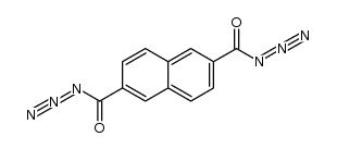 naphthalene-2,6-dicarbonyl azide Structure