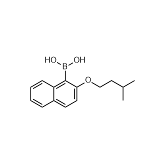 (2-(Isopentyloxy)naphthalen-1-yl)boronic acid Structure