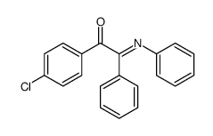 1-(4-chlorophenyl)-2-phenyl-2-(phenylimino)ethanone Structure