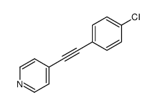 (4-Chlorophenyl)(4-pyridyl)acetylene结构式