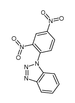 1-(2,4-dinitrophenyl)-1H-1,2,3-benzotriazole结构式