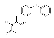 N-hydroxy-N-[(E)-4-(3-phenoxyphenyl)but-3-en-2-yl]acetamide Structure