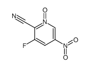 2-cyano-3-fluoro-5-nitropyridine 1-oxide结构式