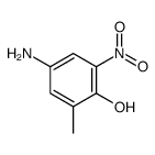 4-amino-2-methyl-6-nitrophenol结构式