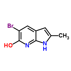 5-Bromo-2-methyl-1,7-dihydro-6H-pyrrolo[2,3-b]pyridin-6-one图片