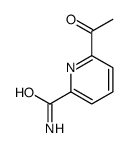 2-Pyridinecarboxamide, 6-acetyl- (9CI) Structure