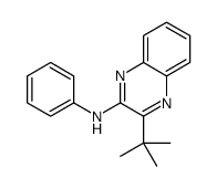 3-tert-butyl-N-phenylquinoxalin-2-amine Structure