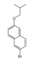 2-Bromo-6-(2-methylpropoxy)naphthalene结构式