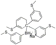 Borate(1-), tetrakis[3-(Methylthio)phenyl]-,sodiuM (1:1) structure