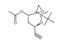 (1S,3R)-3-(tert-butyldimethylsilyloxy)-1-(oxiran-2-yl)pent-4-ynyl acetate Structure