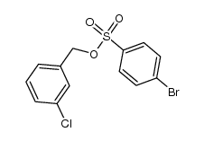 3-chlorobenzyl 4-bromobenzenesulfonate Structure