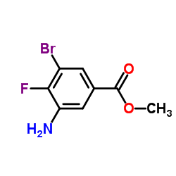 Methyl 3-amino-5-bromo-4-fluorobenzoate Structure