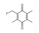 2-fluoromethyl-3,5,6-trimethyl-1,4-benzoquinone Structure