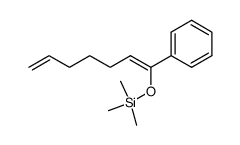 trimethyl(((1Z)-1-phenylhepta-1,6-dienyl)oxy)silane结构式