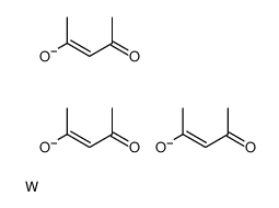 tris(pentane-2,4-dionato-O,O')tungsten structure